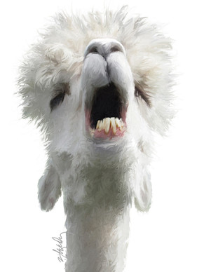 For Pete's Sake Ester. Just Do It - Digital Watercolor by Brenda Leedy.