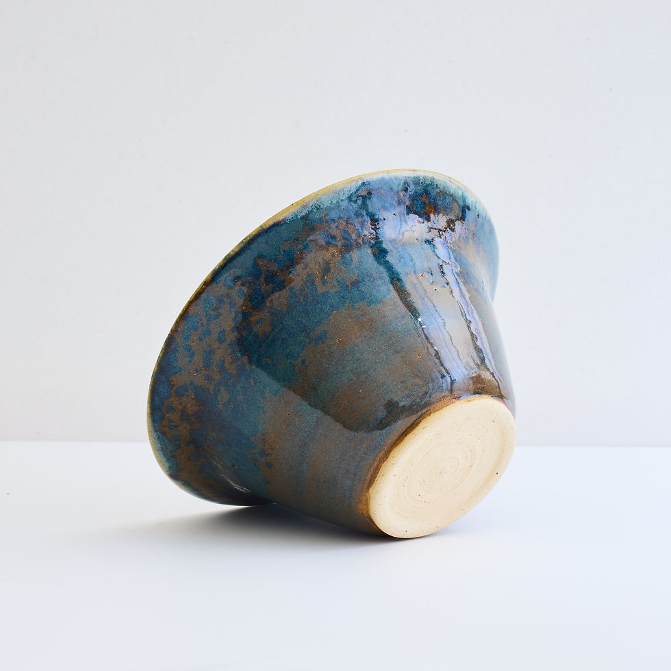 Miniatura: Vaso Céu de cerâmica azul do Ateliê Arara.