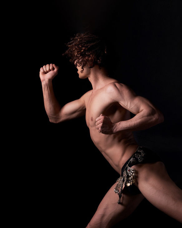 Male model, fine art studio, Montreal, Claude Gauthier