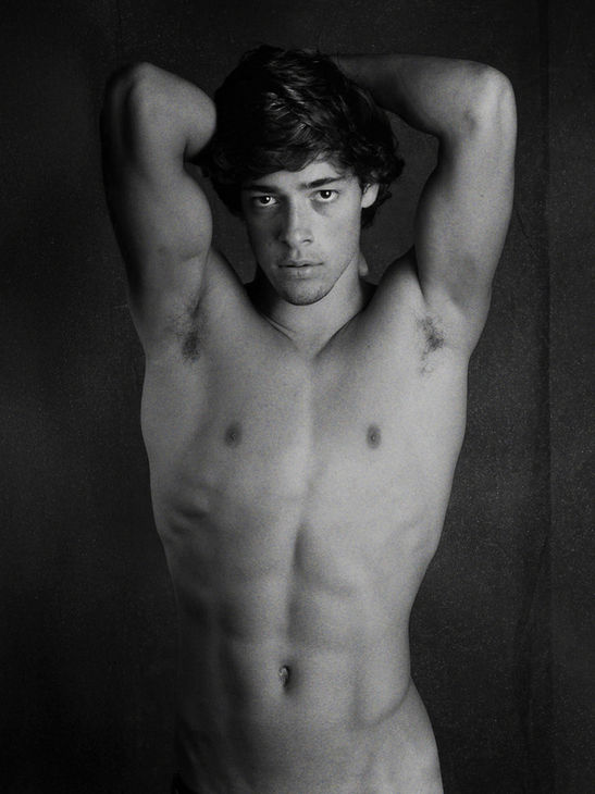 Male model, fine art studio, Montreal, Claude Gauthier