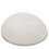 Thumbnail: Kippah: White Knit With Silver Trim