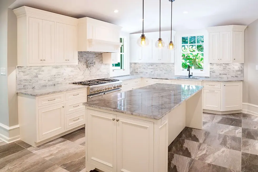 high-end kitchen remodel in Chicago with elegant finishes.