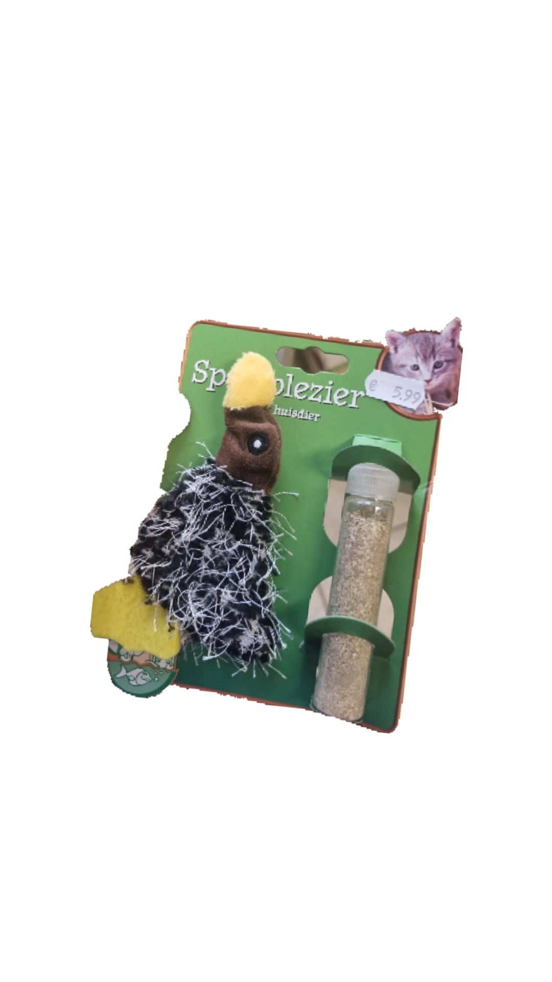 Kattenspeeltje met kattenkruid