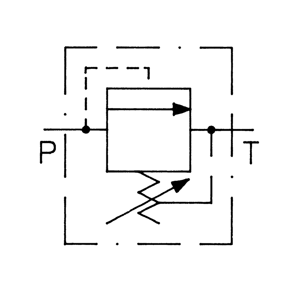 Thumbnail: Vickers Hydraulic  Remote Control Relief Valve