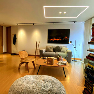 Zona social remodelada