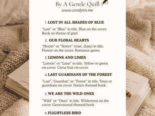 Poetic Prompts Reading Challenge list by CoraLynn, A Gentle Quill