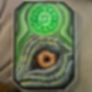 'Eye of Ganesh' oil on wood