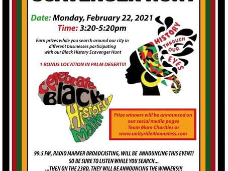 Black History Scavenger Hunt