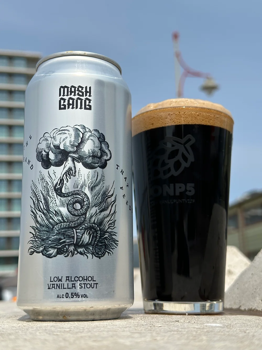 Mash Gang stout alcohol free