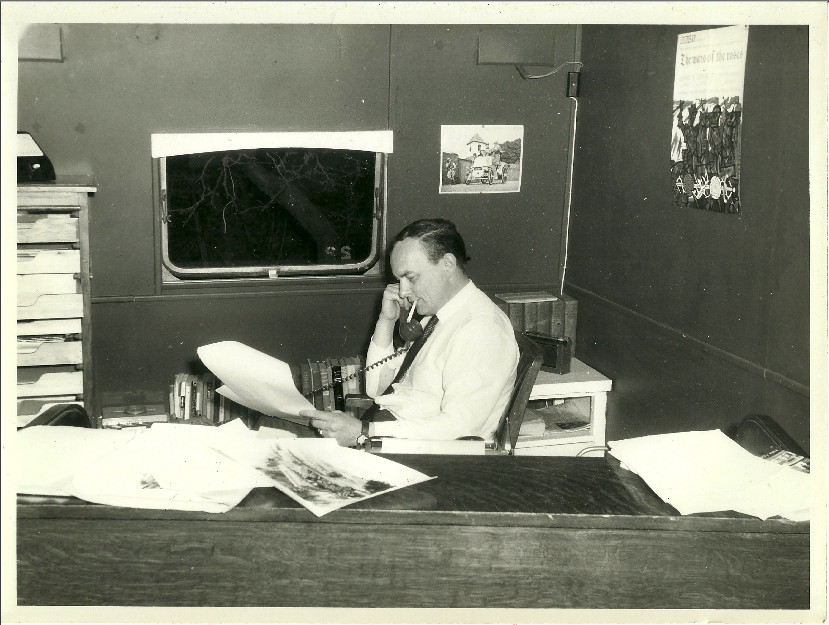 Grandpa in his office