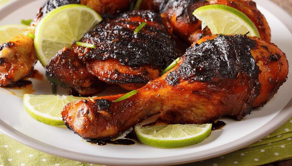 Jerk Chicken Meal Caribbean Takeaway