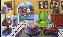 Social Butterfly 23x30 $1750