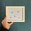 Miniaturbild: Strandglasbild Fischschwarm braun