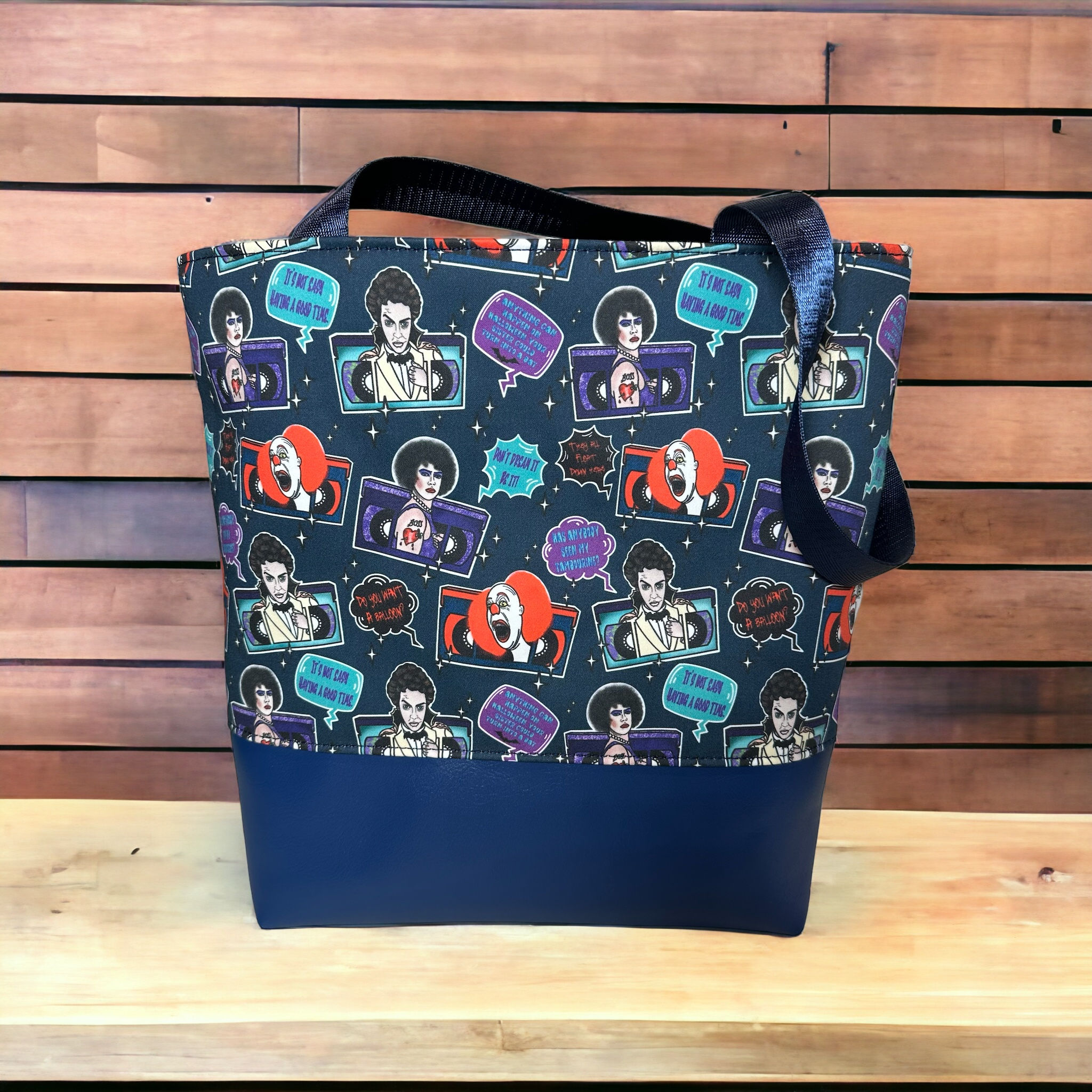 Many faces of Tim Tote Bag