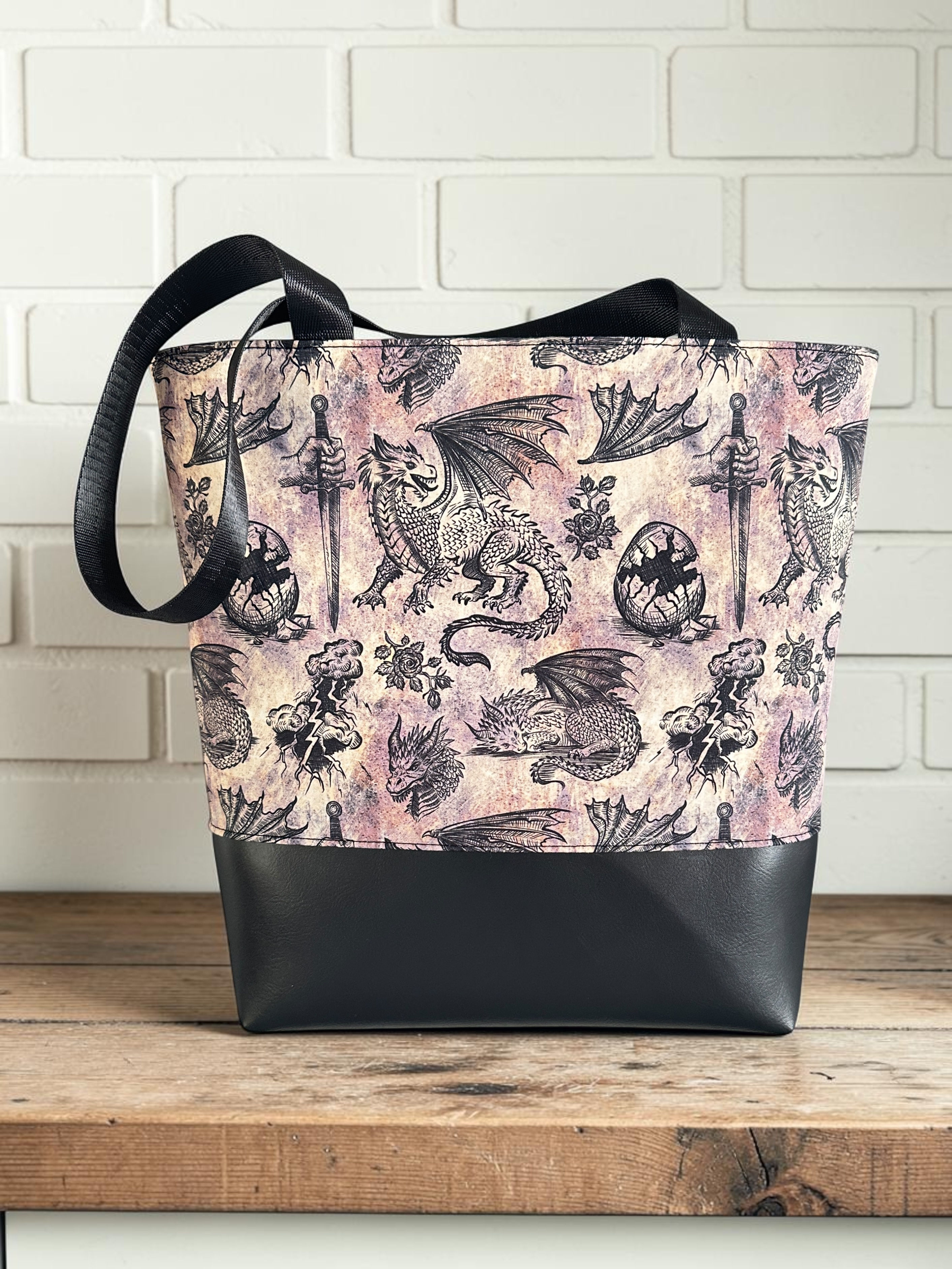 Ancient Dragons Tote Bag