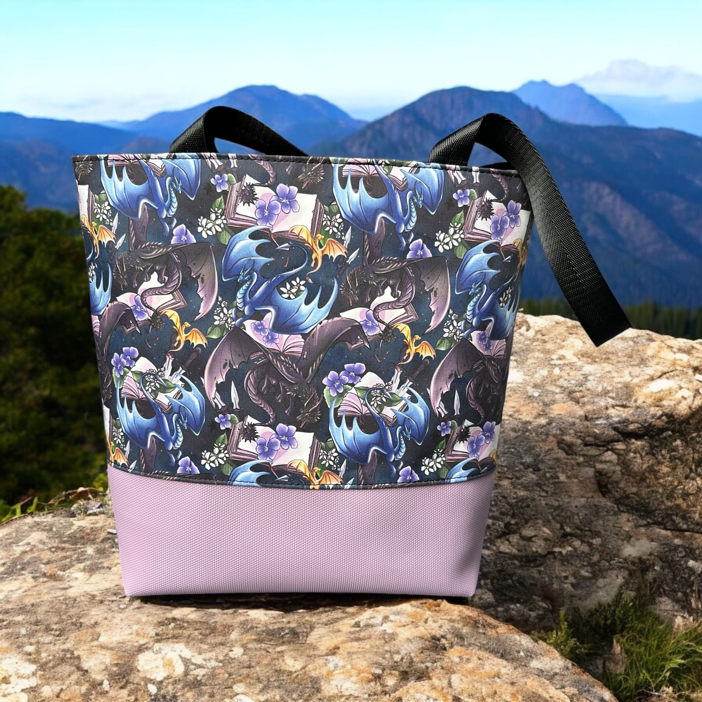 Bookish Dragons Tote Bag