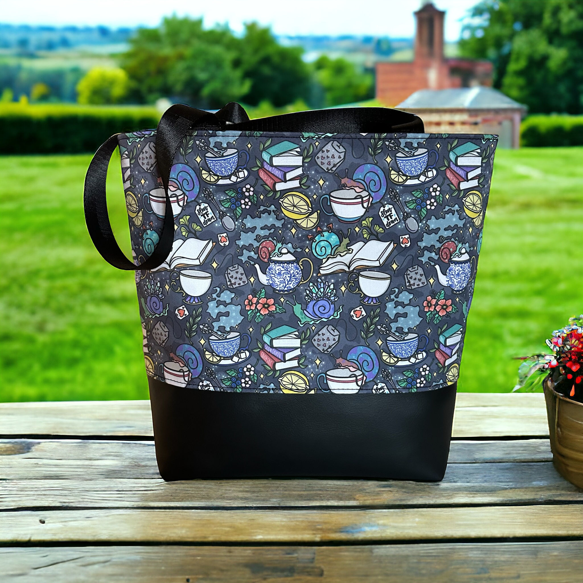 Slow TF Down Tote Bag