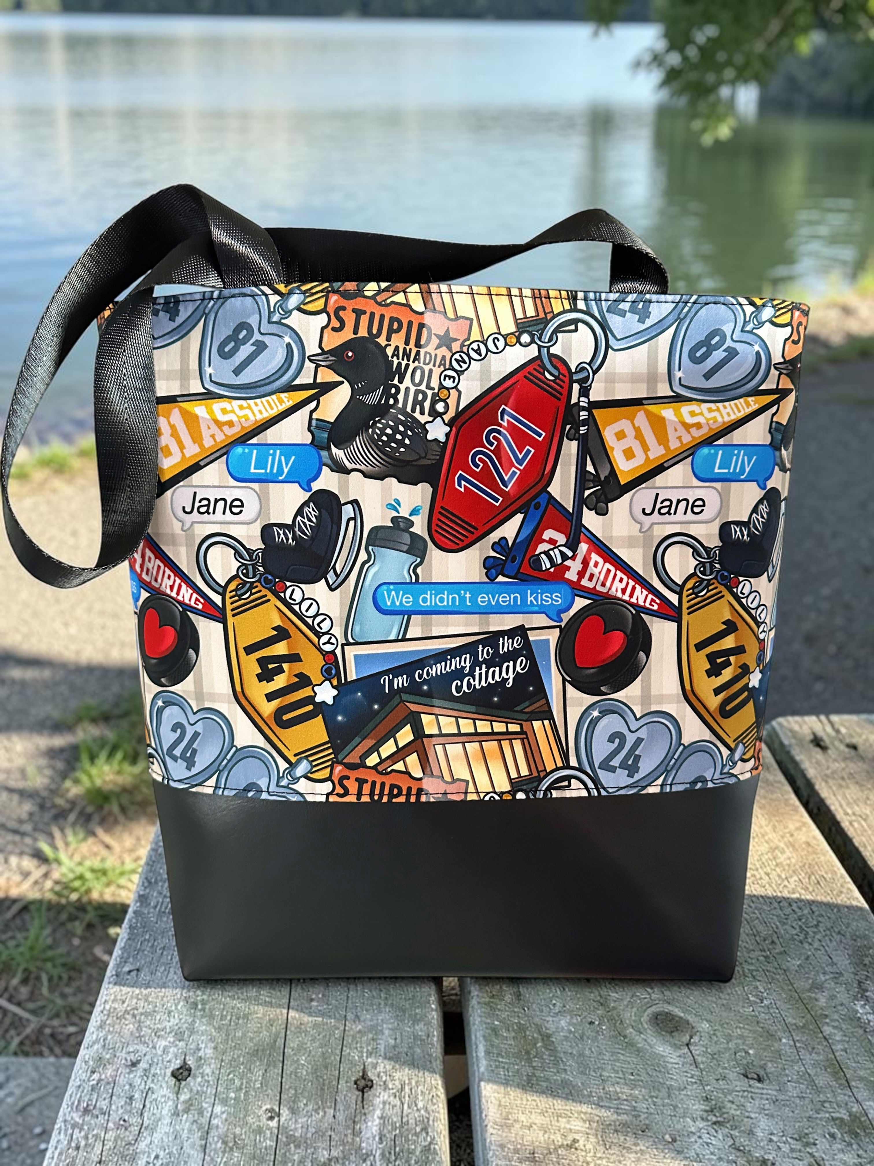 HR graphics Tote Bag