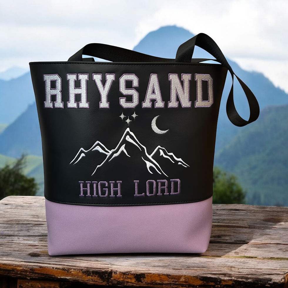 Officially Licensed ACOTAR Rhysand Varsity Tote Bag