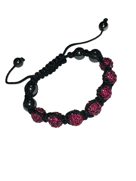 Elegant Shamballa Crystal Beaded Bracelets