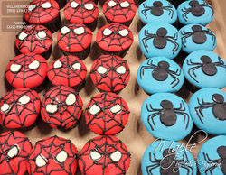 Cupcakes-hombre-araña