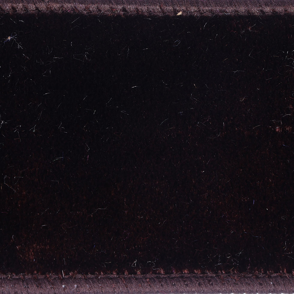 Thumbnail: Chocolate - Vickerman Velvet Wired Ribbon