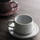 Thumbnail: JOTO Ceramic Coffee Mug and Saucer Set, 73ml, Rough Ceramic, Handmade