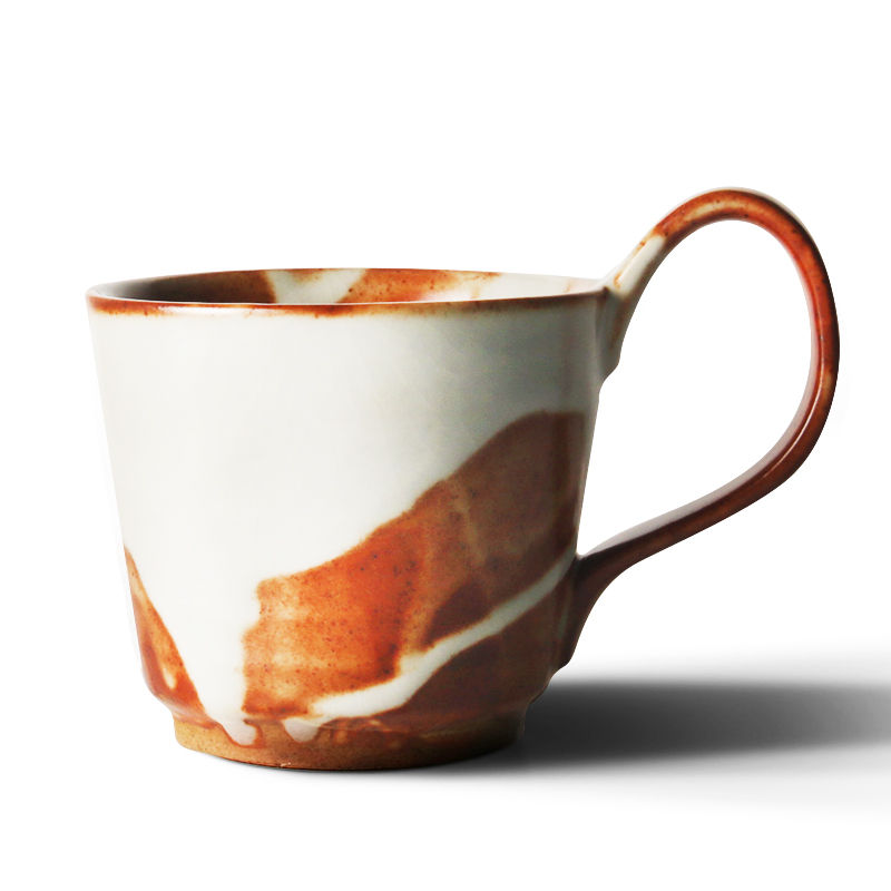 Thumbnail: JOTO - Rough Ceramic Coffee Mug, Handmade, Personalized, Afternoon Tea, Home Use