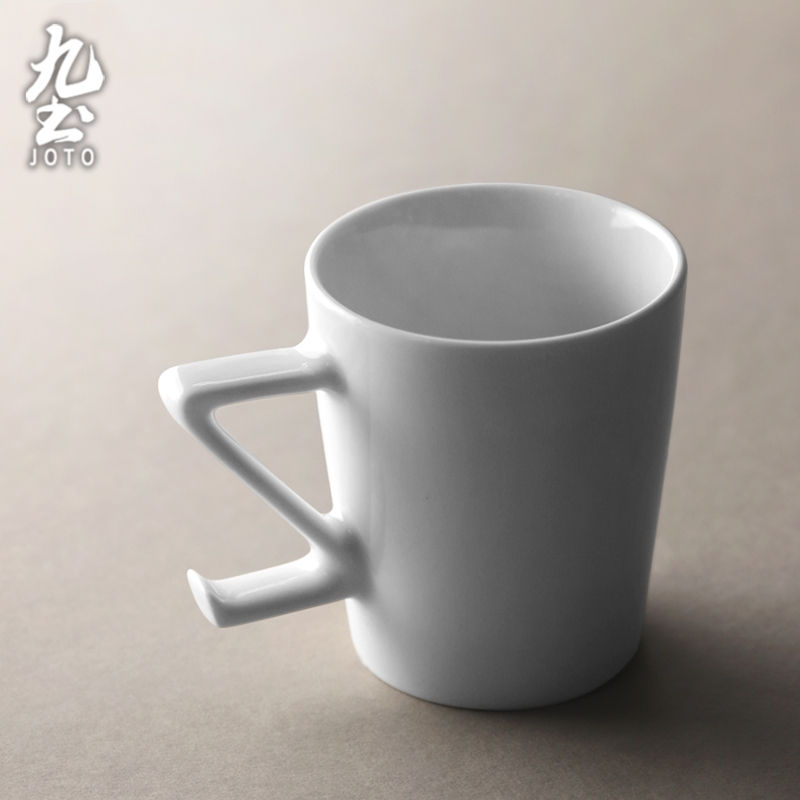 サムネイル： JOTO - Ceramic Coffee Mug, 390ml, Light Luxury, Simple, Personalized