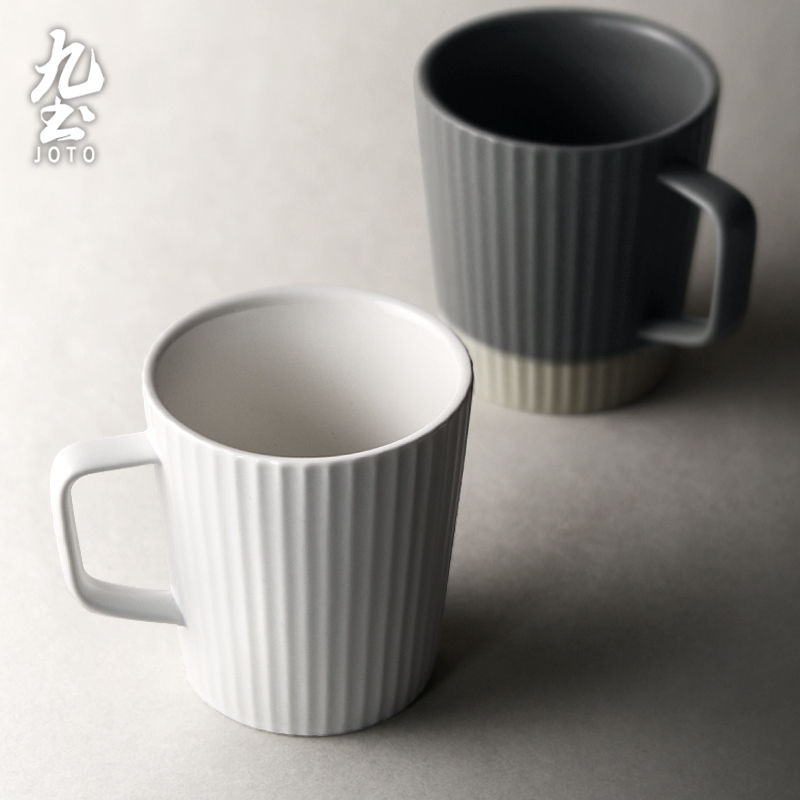 サムネイル： JOTO - Ceramic Coffee Mug, Japanese, ins, Scandinavian style, Simple