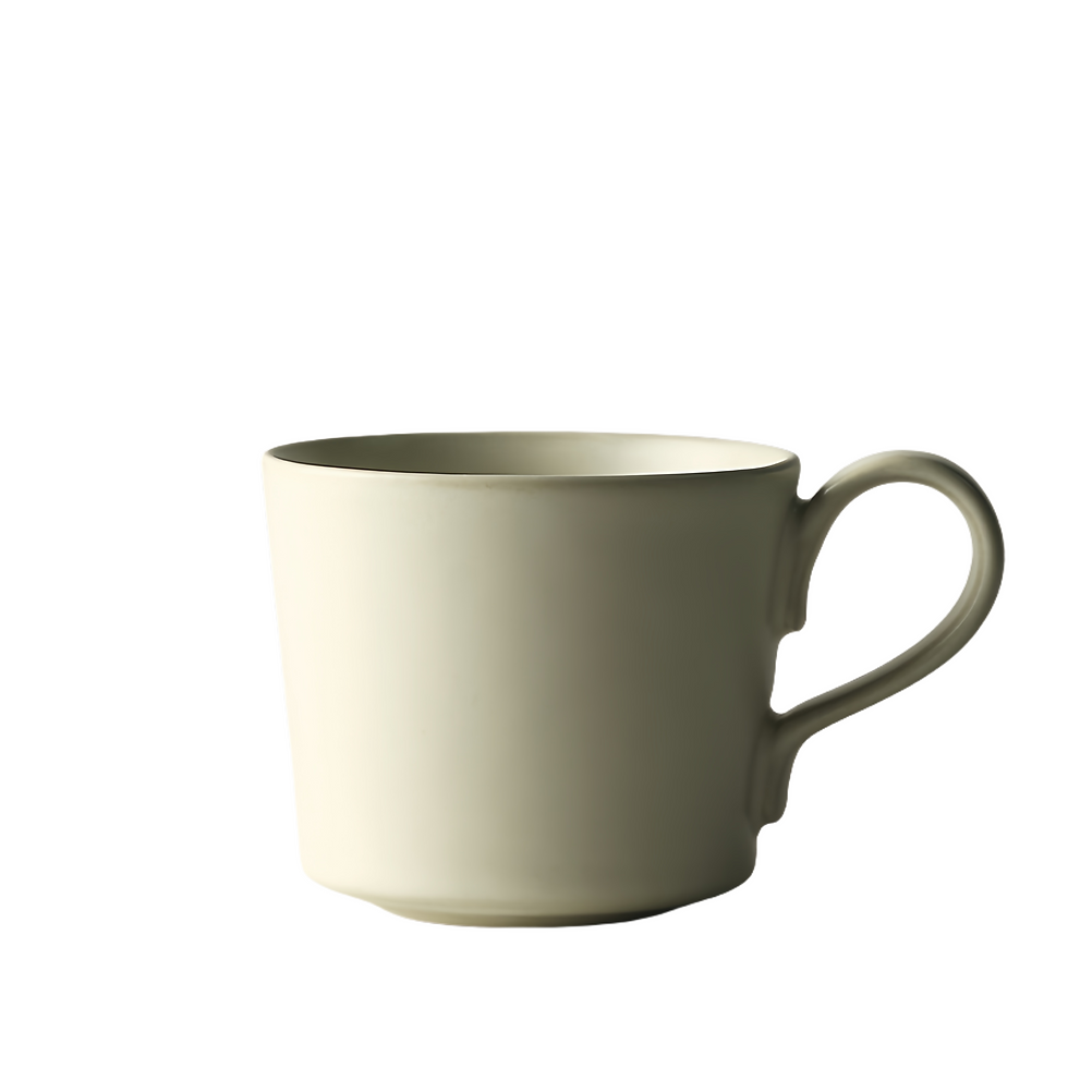 Thumbnail: JOTO 350ml Ceramic Mugs, Drinking Cup with Handle, Man and Woman Use