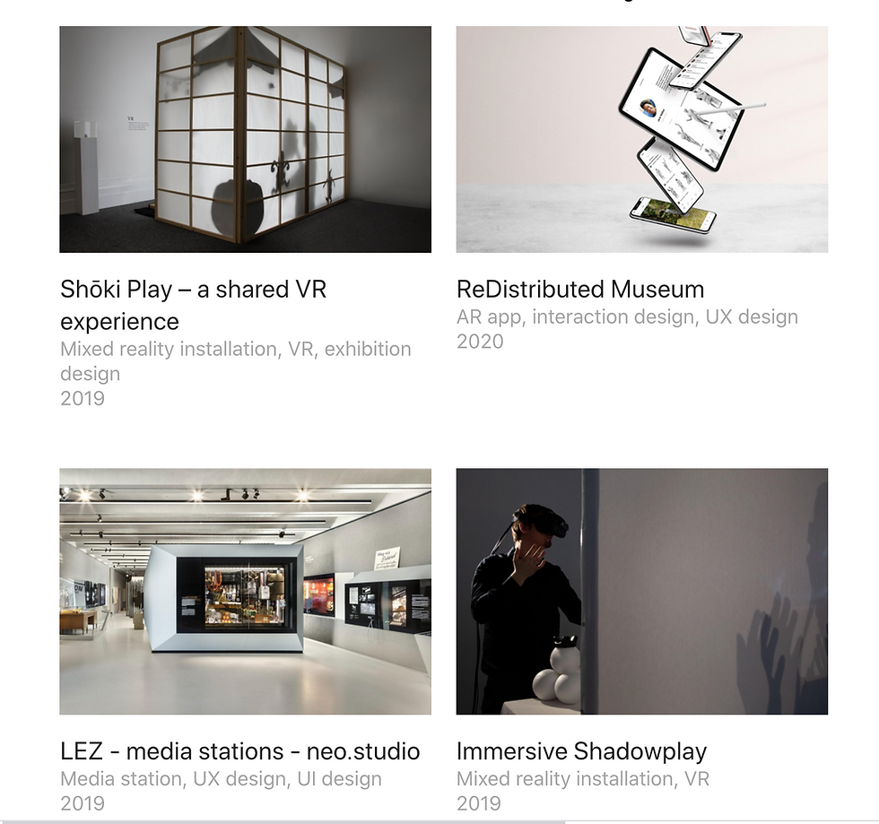 Felix Scholder's website page