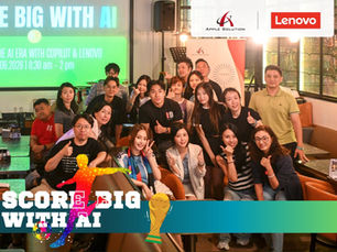 SCORE BIG WITH AI ⚽🎉Citywide Fever! 🔥 Experience the World Cup with Apple Solution x Lenovo