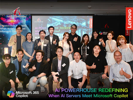 ✨ A Fruitful Tech Feast ✨Lenovo x Microsoft x Apple Solution Luncheon: Exploring the Future of Work with Microsoft Copilot