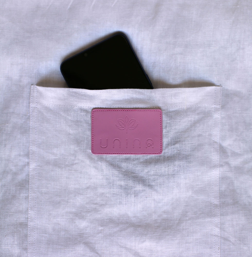 Imej kecil: Sling Ring Linen Stonewashed - Putih