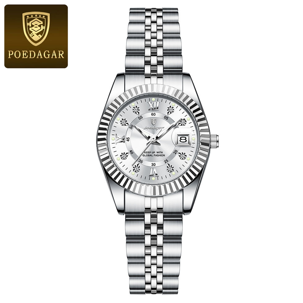 Miniatura: POEDAGAR Fashion Women's Wristwatch Waterproof Luminous Date Elegant Ladies Watc