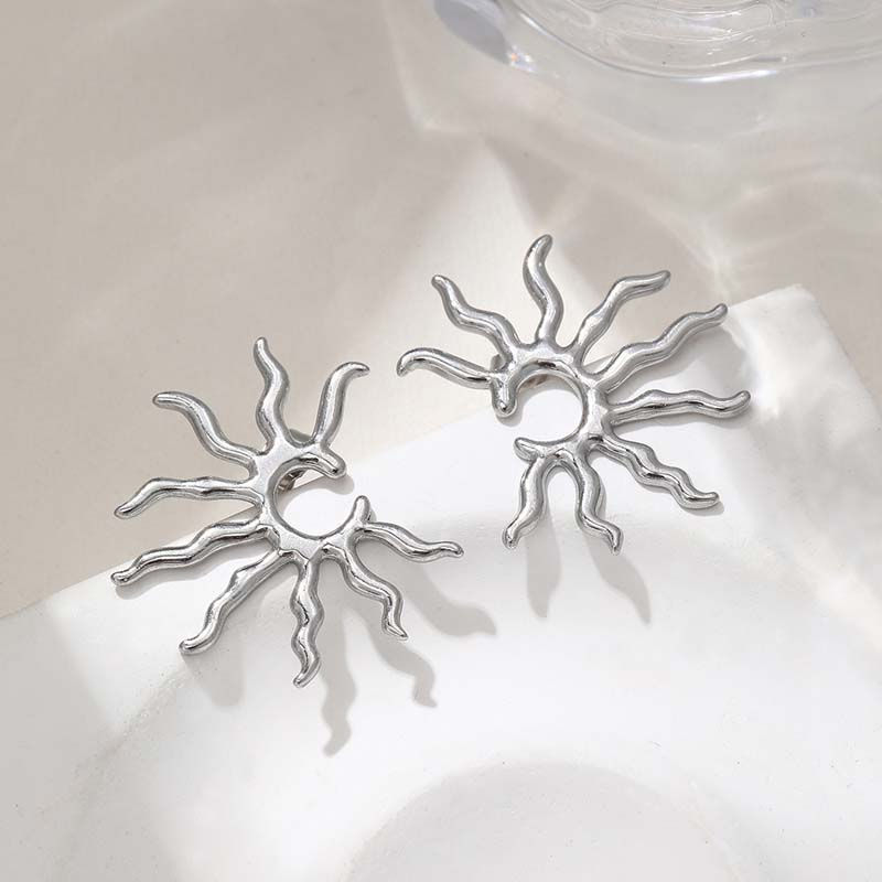 Miniatura: Stainless Steel Earrings Beautifully Unique and Individual Designs Blazing Sun S