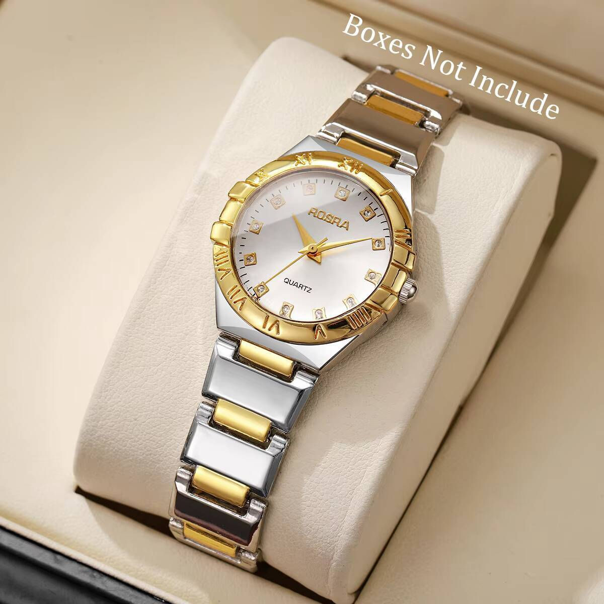 Luxury Stainless Steel Strap Women Watches Fashion Rhinestone Quartz Wristwatche