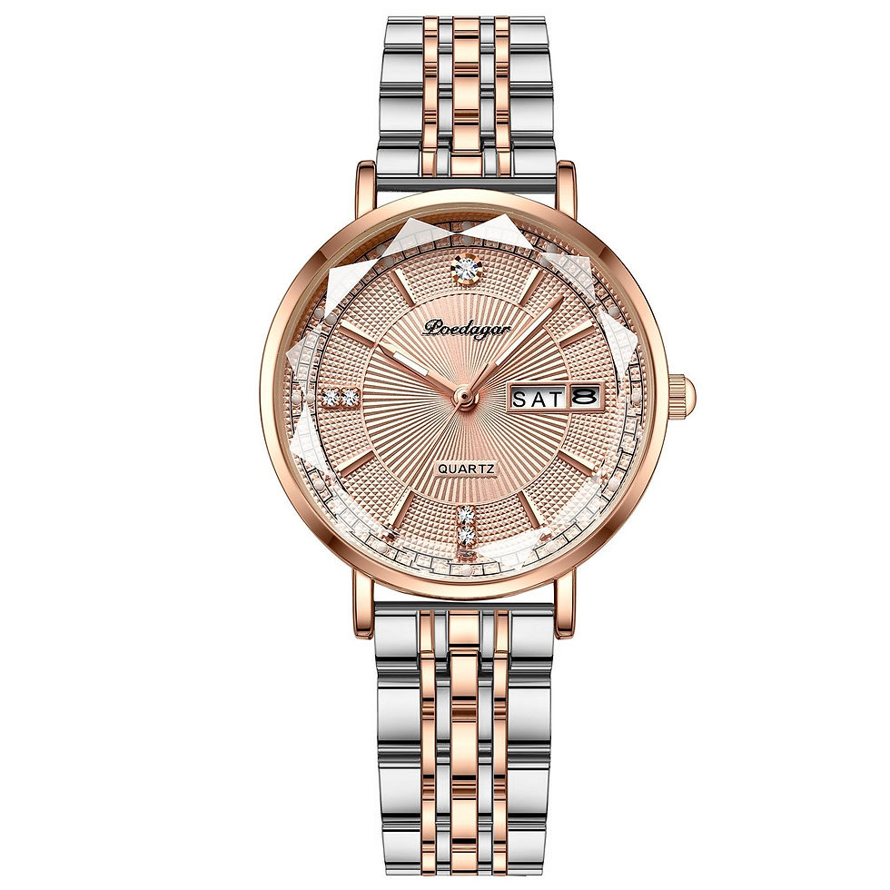 Miniatura: POEDAGAR Top Luxury Brand Woman Watch Waterproof Date Week Elegant Ladies Wristw