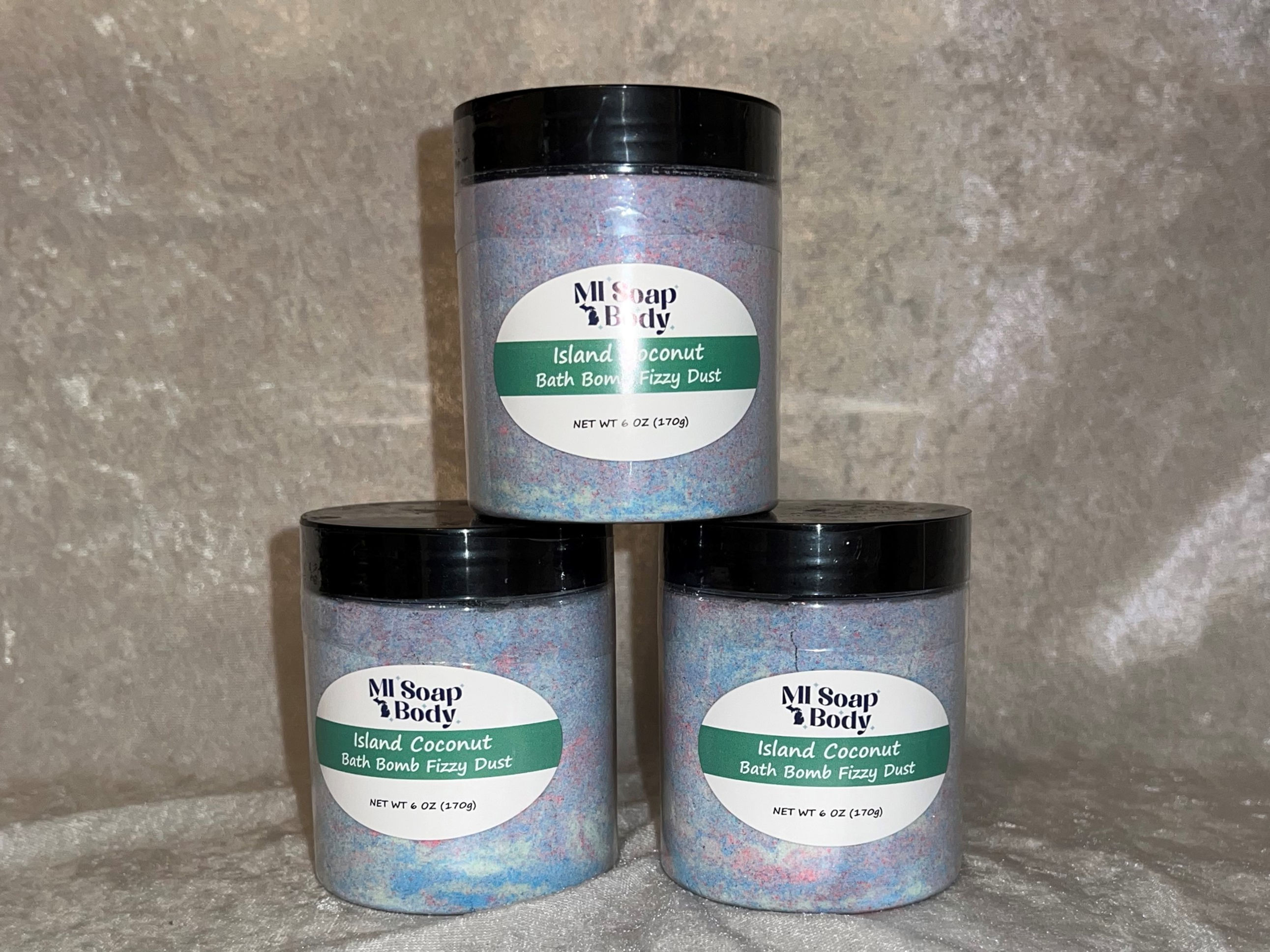 Bath Bomb Fizzie Dust - Island Coconut