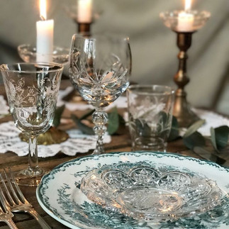 cristalería maravillosa para el día de tu boda pefecta