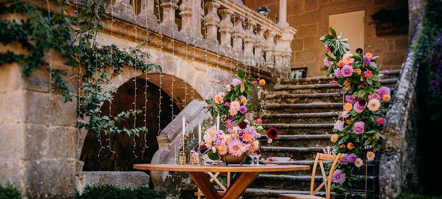 lugar de ensueño y decoracion floral