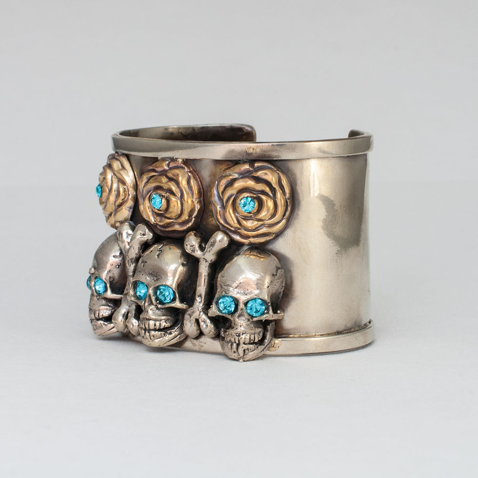 Thumbnail: Calavera & Rose Bracelet