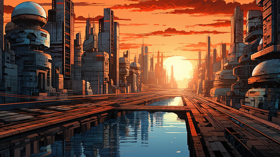 Rootsofjoy Futuristic Chicago