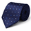 Thumbnail: Navy Silk Polka Dot Tie