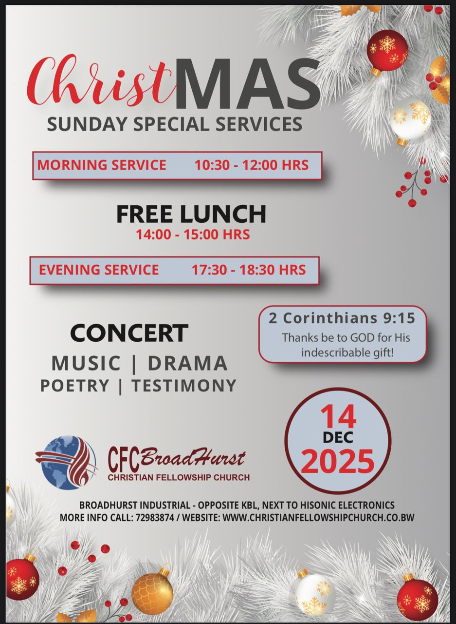 CHRISTMAS SUNDAY SPECIAL SERVICES