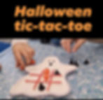 Clay Creation - Family Halloween tic-tac-toe 