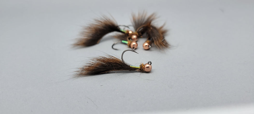 Mayer's Mini Leech Jig - Brown
