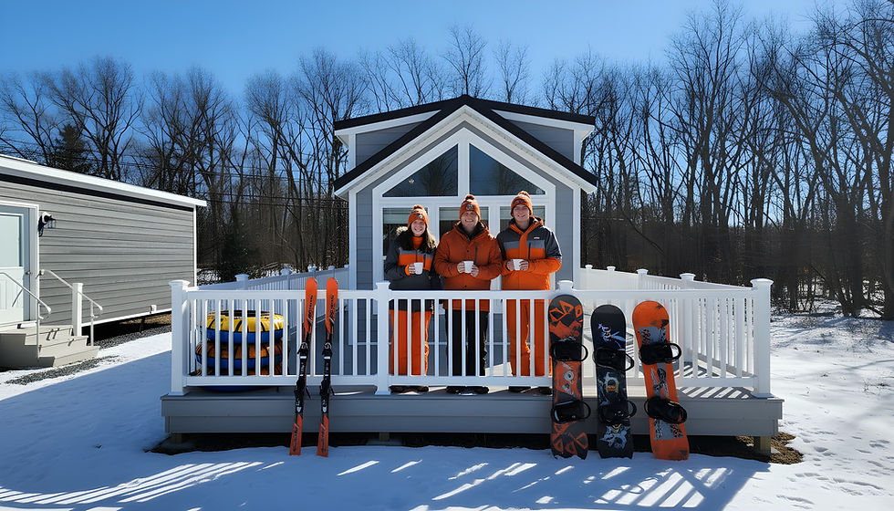 Winter in Your Park Model: What to Know Before You Stay the Season