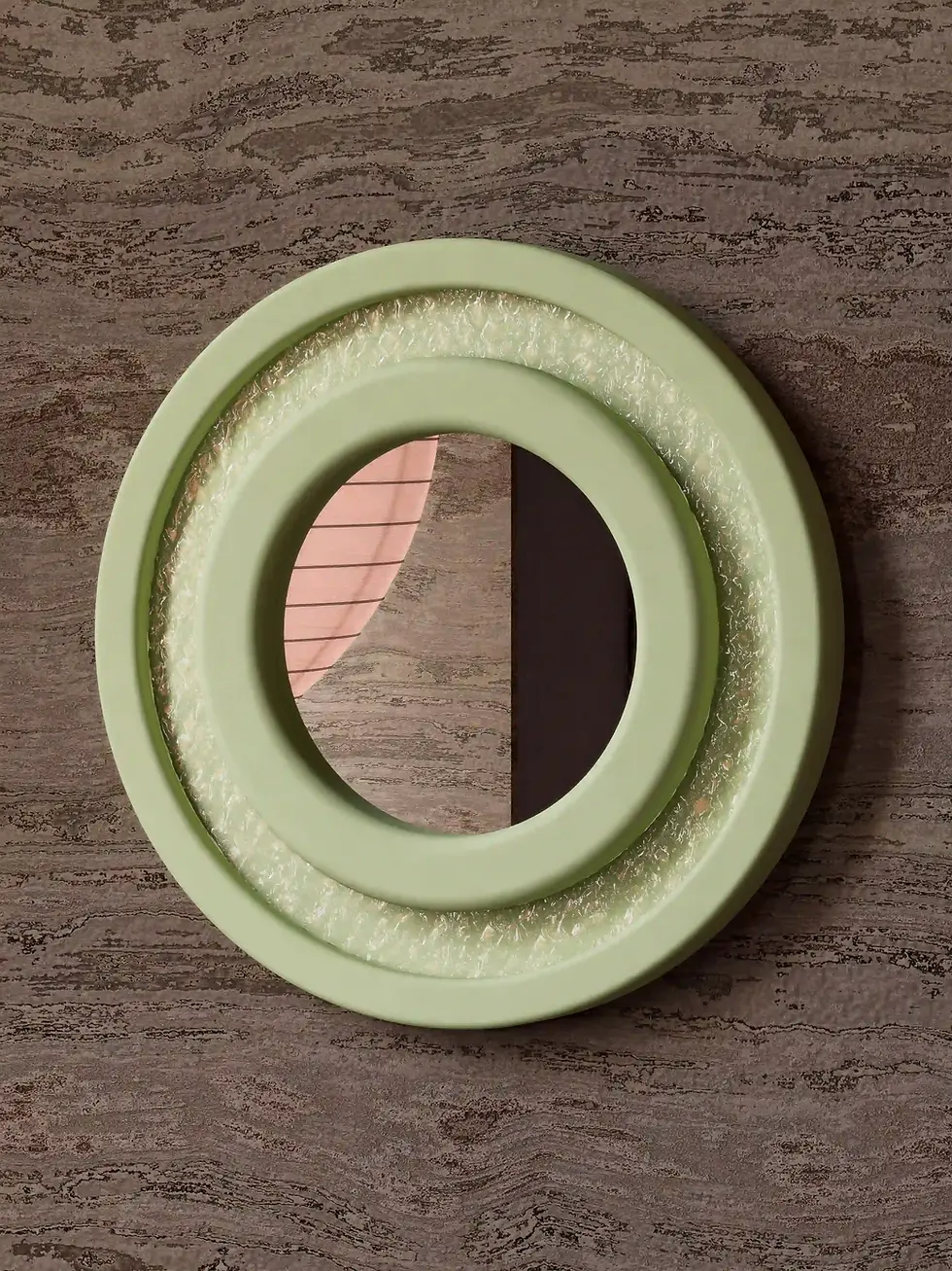 Miniatura: lustro ścienne HI BEAUTY! ornamental rozmiar M